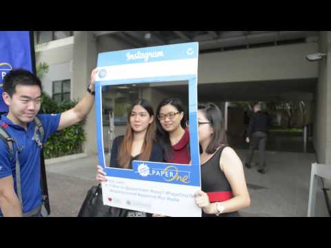 Express Yourself With PaperOne™ roadshow @ NUS, Singapore!