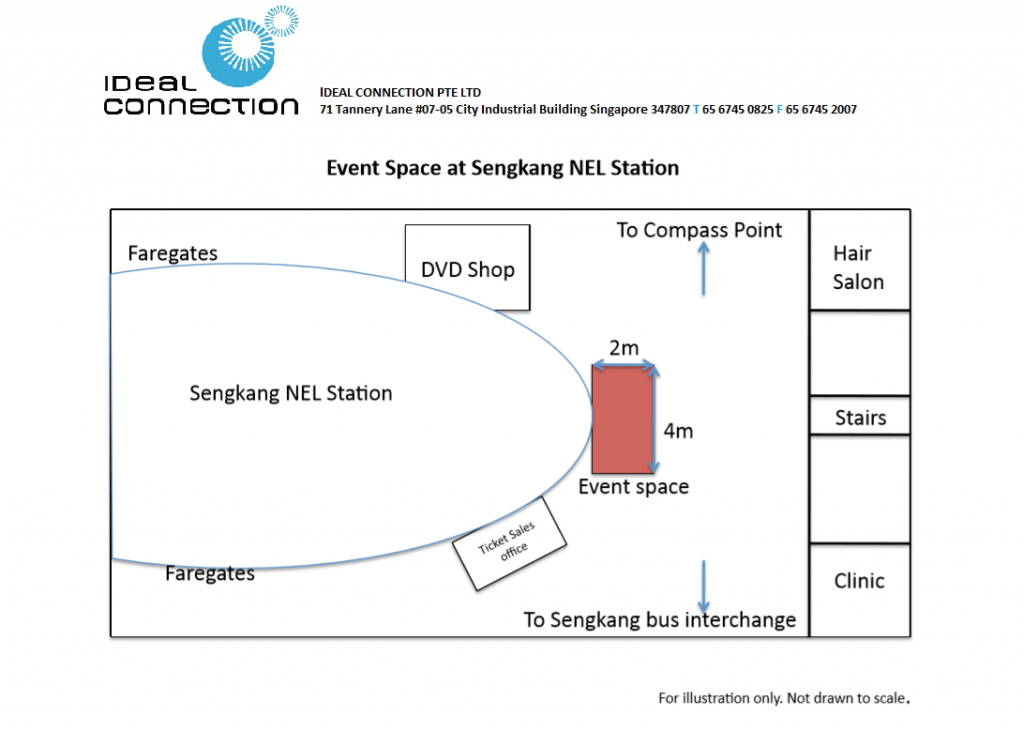 Sengkang MRT Station Floor Plan