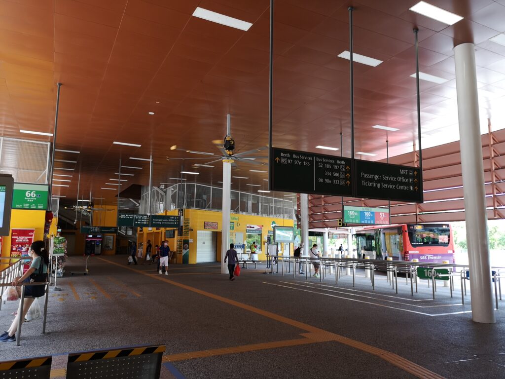 Jurong East bus interchange Bus berth